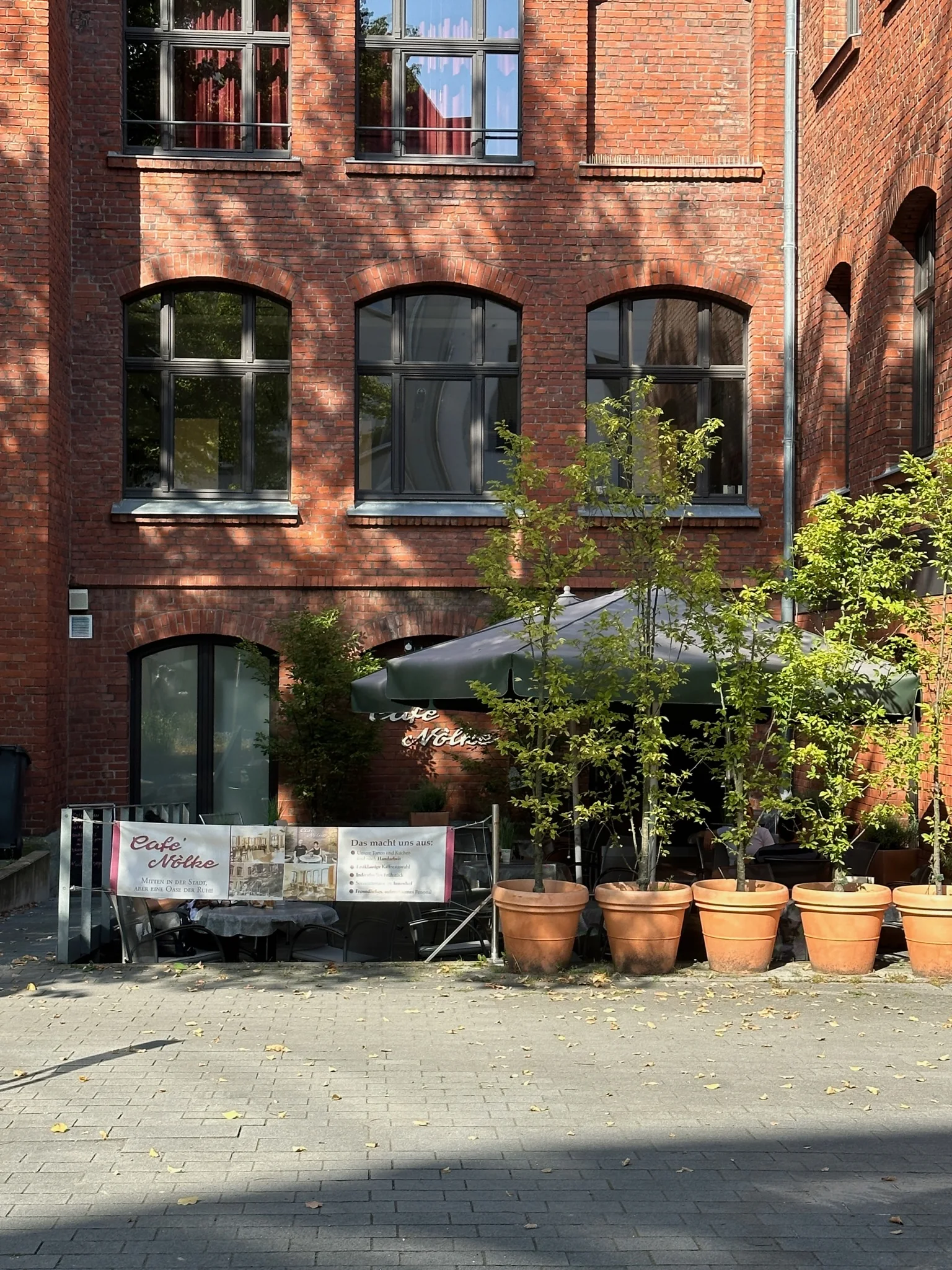 Historisches Gebäude des Café Nölke in Lippstadt